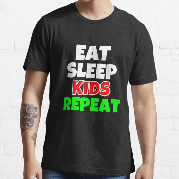 Roblox Halloween Kids Tee: Eat Trick or Treat Repeat Fun 