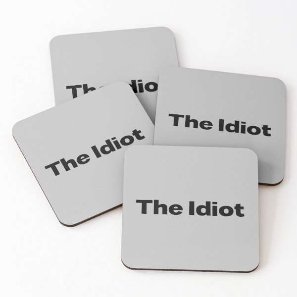 Item preview, The Idiot black designed and sold by perezzzoso.