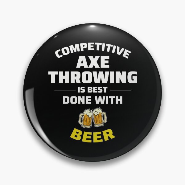 Artikelvorschau, Axe Throwing Thrower Hatchet Holzfäller Bier entworfen und verkauft von CuteDesigns1.
