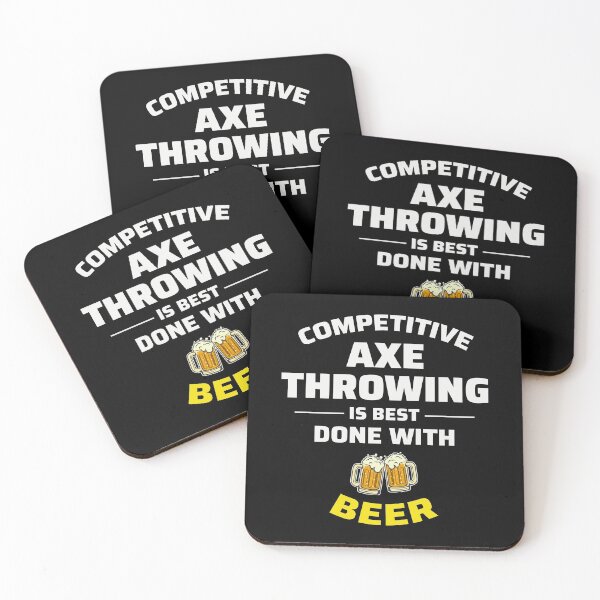 Item preview, Axe Throwing Thrower Hatchet Lumberjack Beer designed and sold by CuteDesigns1.
