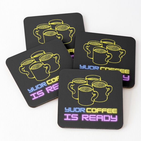 Item preview, YOUR COFFEE IS READY designed and sold by RedFlamenco.