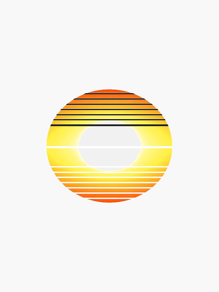 Thumbnail 3 of 3, Sticker, Evening Land - Sunset designed and sold by EveningLandInst.