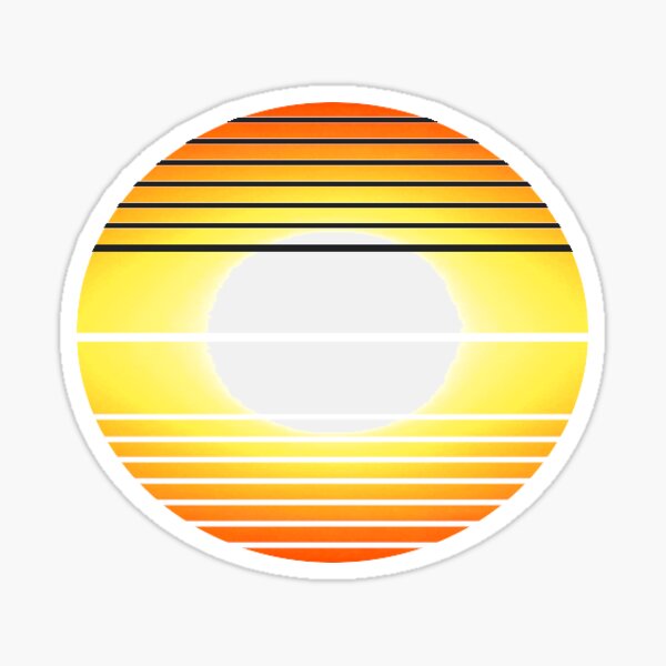Evening Land - Sunset Sticker