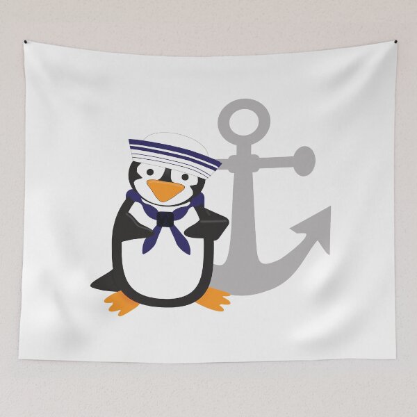 Item preview, Nautical Penguin designed and sold by jerankin.