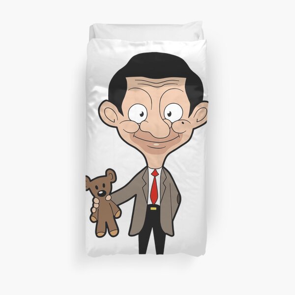 mr bean clipart Duvet Cover
