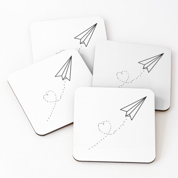 Item preview, Simple Flying Paper airplane heart designed and sold by Holly-Pops.