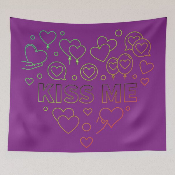 Item preview, Kiss Me Vectors designed and sold by WearWolfDesigns.