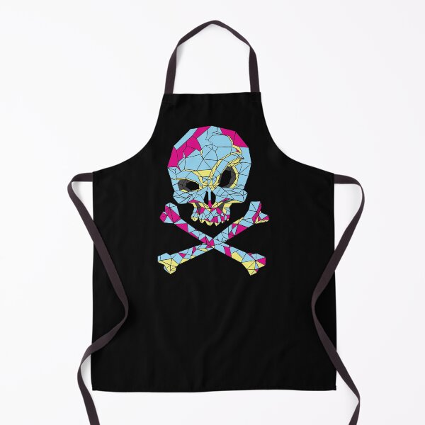 Aperçu de l'œuvre Polygon Skull 80s Couleur créée et vendue par infleims.