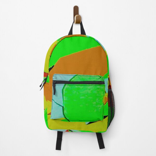 Item preview, Green and other colourful shapes pattern melbroune art designed and sold by TramsmashGuy.