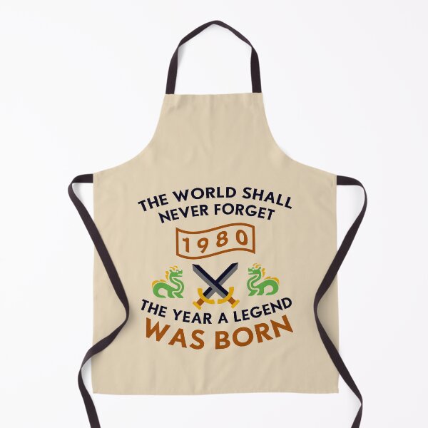 Item preview, 1980 The Year A Legend Was Born Dragons and Swords Design (Dark) designed and sold by Graograman.