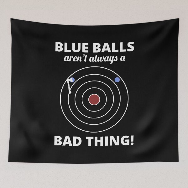 Item preview, Axe Throwing Thrower Hatchet Lumberjack Blue Balls Funny designed and sold by CuteDesigns1.
