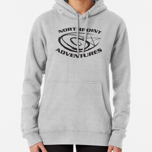 Northpoint Adventures Black Logo Sweatshirt: Camp Nicolet Pullover Hoodie