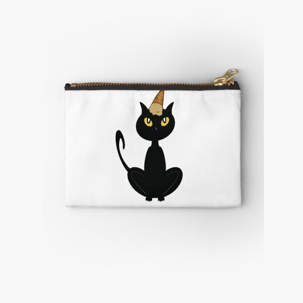 Item preview, Cat with Chocolate Ice Cream on Head designed and sold by BusyMonkeys.