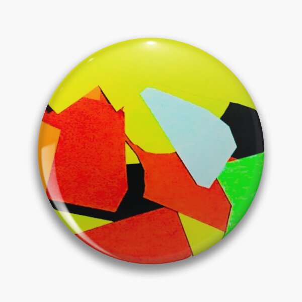 Item preview, Red yellow other colourful shapes pattern melbroune art designed and sold by TramsmashGuy.
