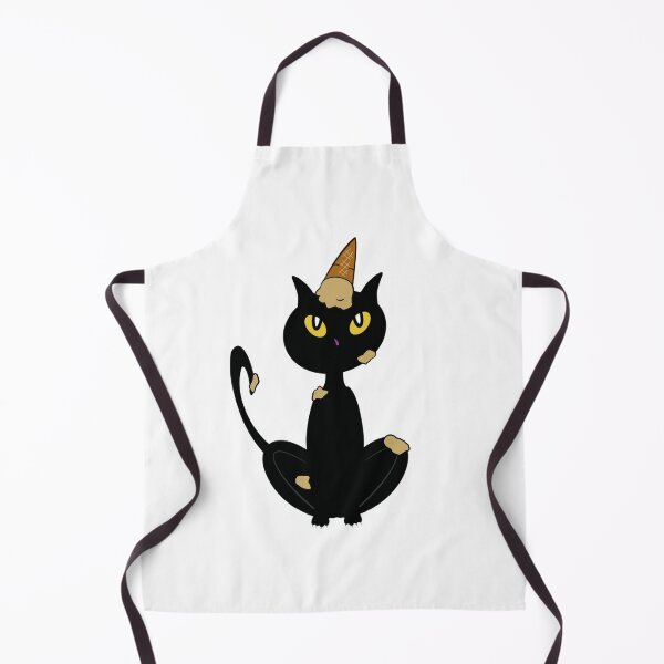 Item preview, Messy Cat with Chocolate Ice Cream on Head designed and sold by BusyMonkeys.