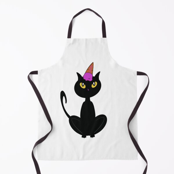 Item preview, Cat with Strawberry Ice Cream on Head designed and sold by BusyMonkeys.