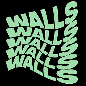 Walls Louis Tomlinson green Sticker by Carmens-World