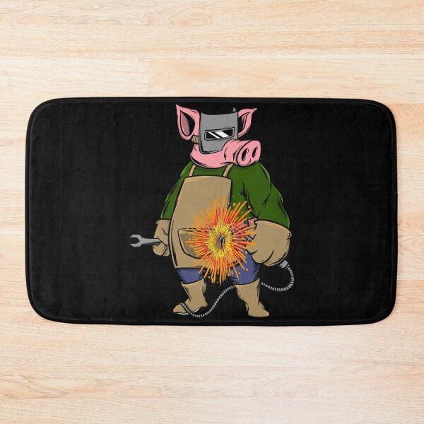 Item preview, Funny Welder Pig designed and sold by damnoverload.