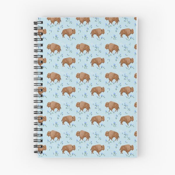 Aperçu de l'œuvre Bison en bleu créée et vendue par SarahCAllen.
