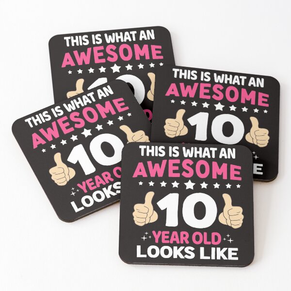 Item preview, This is What an Awesome 10 Year Old Looks Like ,10th Birthday Gift designed and sold by Majesticoo.