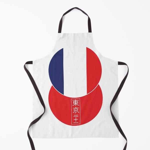 Item preview, French and Japanese flag roundels with Tokyo 21 in Kanji characters designed and sold by Ricogfx.