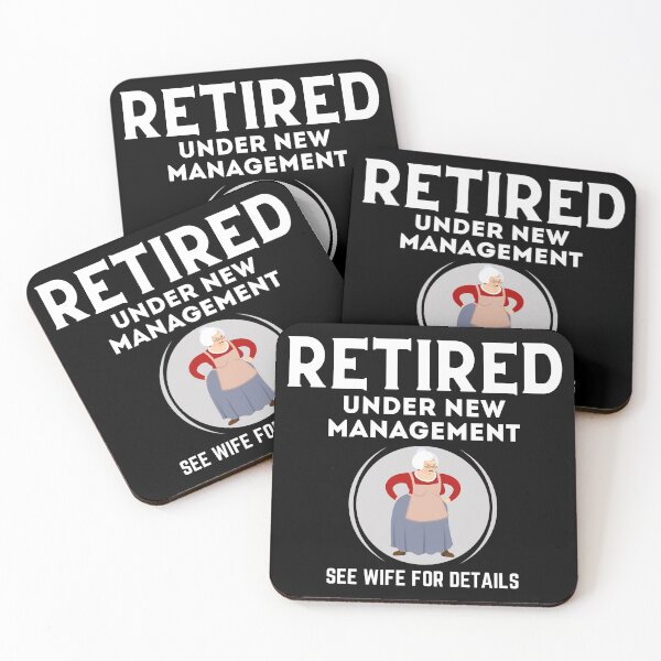 Item preview, Retired Under New Management See Wife For Details designed and sold by 2MdesignStore.