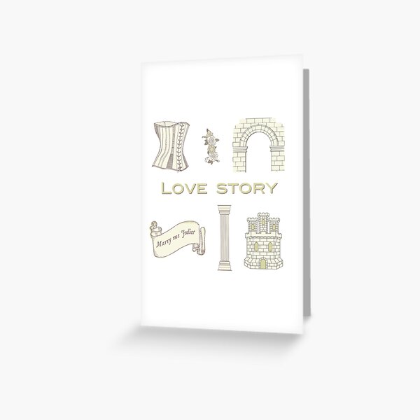 Love Story Friendship Bracelet | Greeting Card