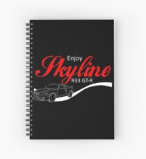 Enjoy Skyline R33 GT-R Spiral Notebook