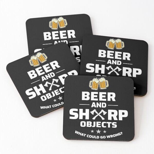 Item preview, Axe Throwing Thrower Hatchet Lumberjack Beer designed and sold by CuteDesigns1.