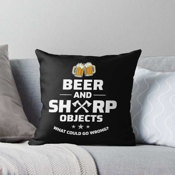 Item preview, Axe Throwing Thrower Hatchet Lumberjack Beer designed and sold by CuteDesigns1.