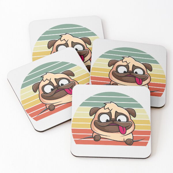 Item preview, Vintage Pug Funny Pug designed and sold by Vicky021.