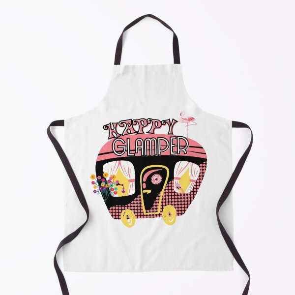 Item preview, Camping Retro Design Happy Glamper designed and sold by concettaellis.