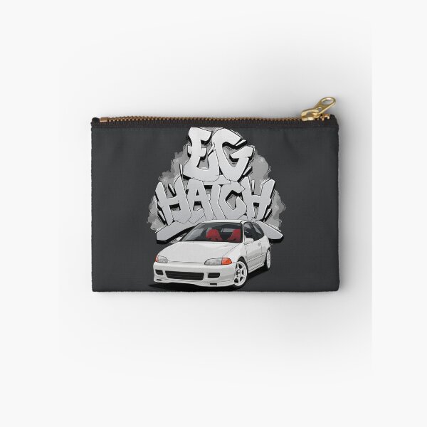 Item preview, Civic EG hatch white with graffiti background designed and sold by ArtyMotive.