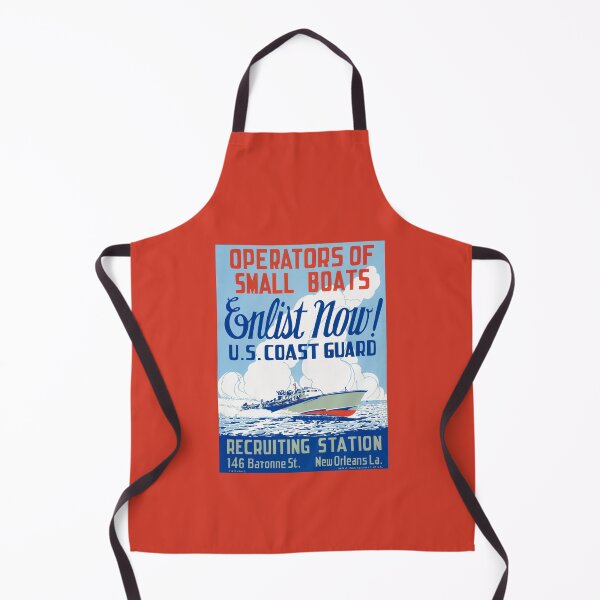 Item preview, Coast Guard Recruiting - Operators Of Small Boats Enlist Now - Circa 1941 designed and sold by warishellstore.