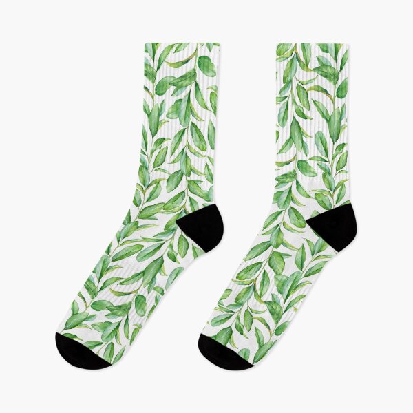 Item preview, Lush greenery on white background designed and sold by Lyubava.