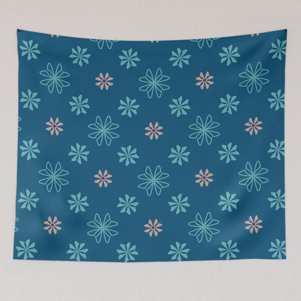 Item preview, Scattered Flowers geometric designed and sold by Meg M Studio.