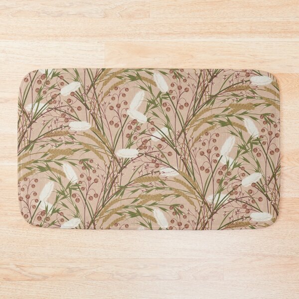 Item preview, Wild grasses - pink designed and sold by appleyards.