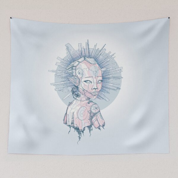 Item preview, Hermosa mujer androide designed and sold by IggysArrrt.