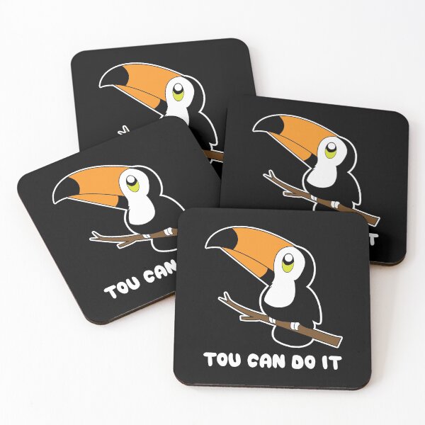 Item preview, Tou Can Do It - Funny Toucan Kawaii designed and sold by designandclouds.