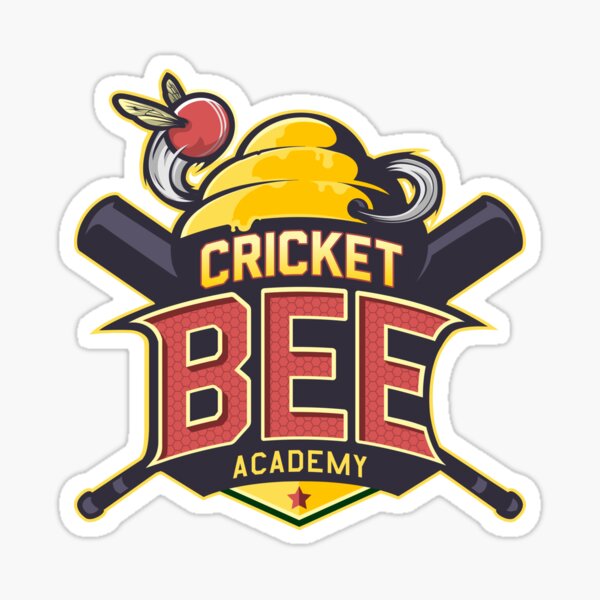 Cricket Bee Academy Sticker