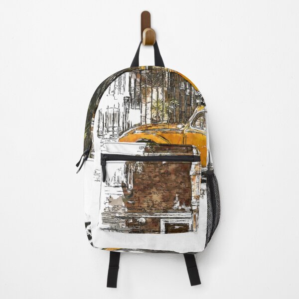 Item preview, Yellow cab in watercolours designed and sold by BorneowithLove.