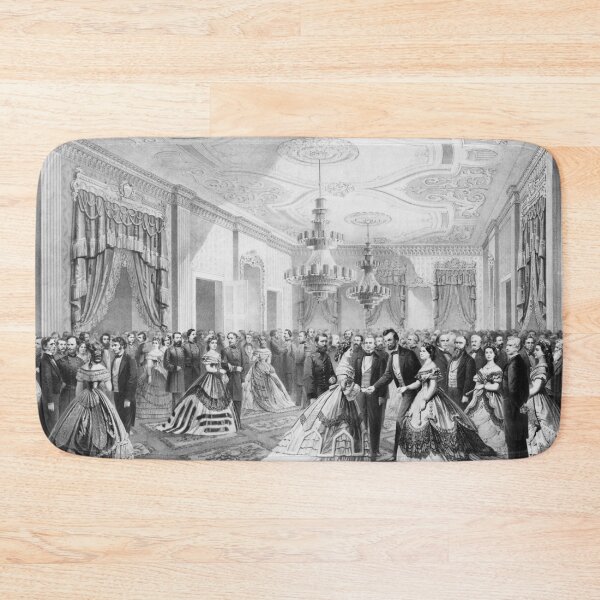 Item preview, Grand Reception Of The Notabilities At The White House - 1865 designed and sold by warishellstore.