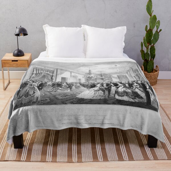 Item preview, Grand Reception Of The Notabilities At The White House - 1865 designed and sold by warishellstore.