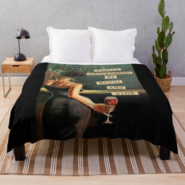 Item preview, Easily Distracted By Music And Wine - Girl Love Music And Wine designed and sold by Stewar-ArtCool.