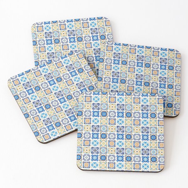 Item preview, Azulejos de mosaico azul arabesco marroquí designed and sold by ZaydounStark.