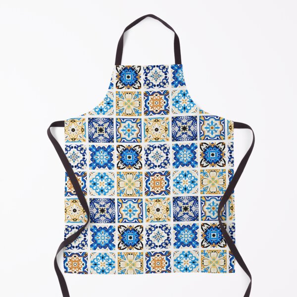 Item preview, Blue Mosaic Tiles Moroccan Arabesque designed and sold by ZaydounStark.