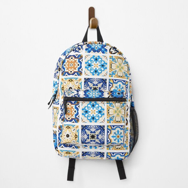 Item preview, Blue Mosaic Tiles Moroccan Arabesque designed and sold by ZaydounStark.