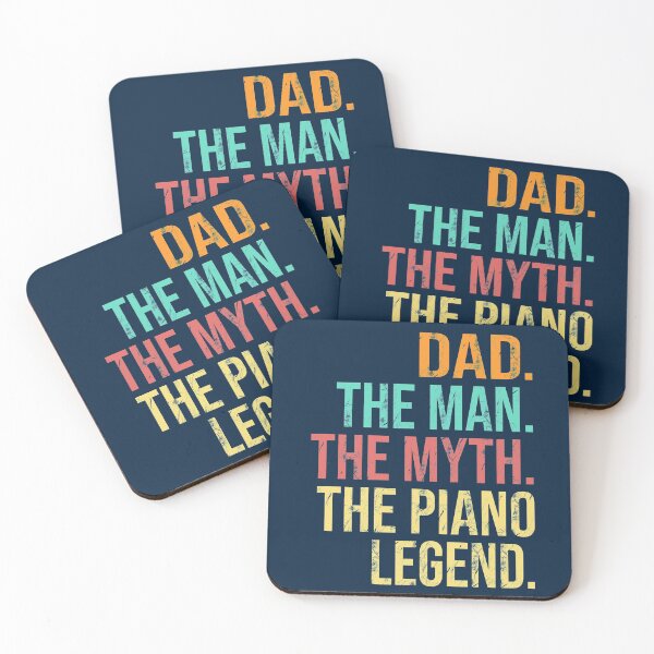 Item preview, DAD The Man The Myth The Piano Legend Gift For Dad Father's Day designed and sold by CreativaArt-.