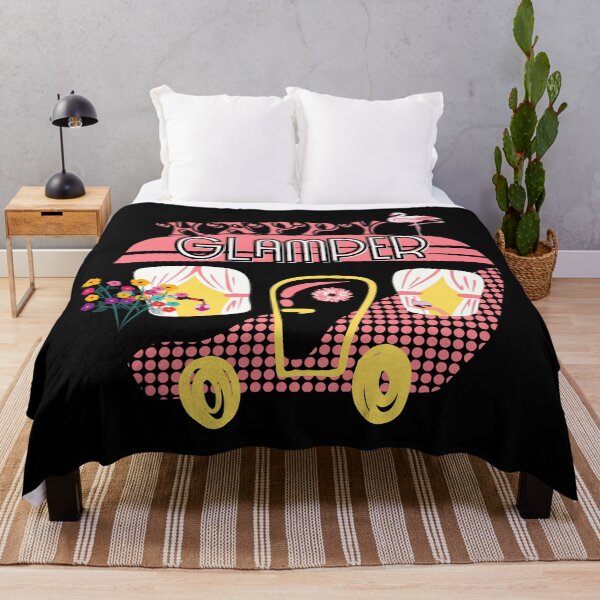Item preview, Camping Retro Design Happy Glamper designed and sold by concettaellis.