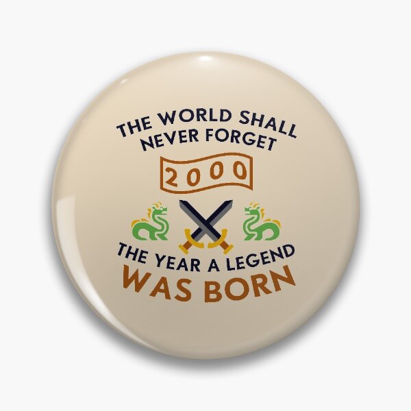 Item preview, 2000 The Year A Legend Was Born Dragons and Swords Design (Dark) designed and sold by Graograman.